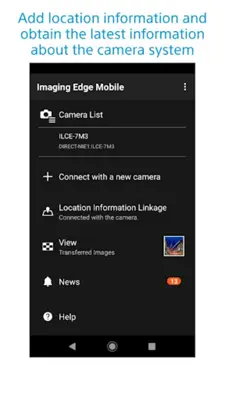 Imaging Edge Mobile android App screenshot 3